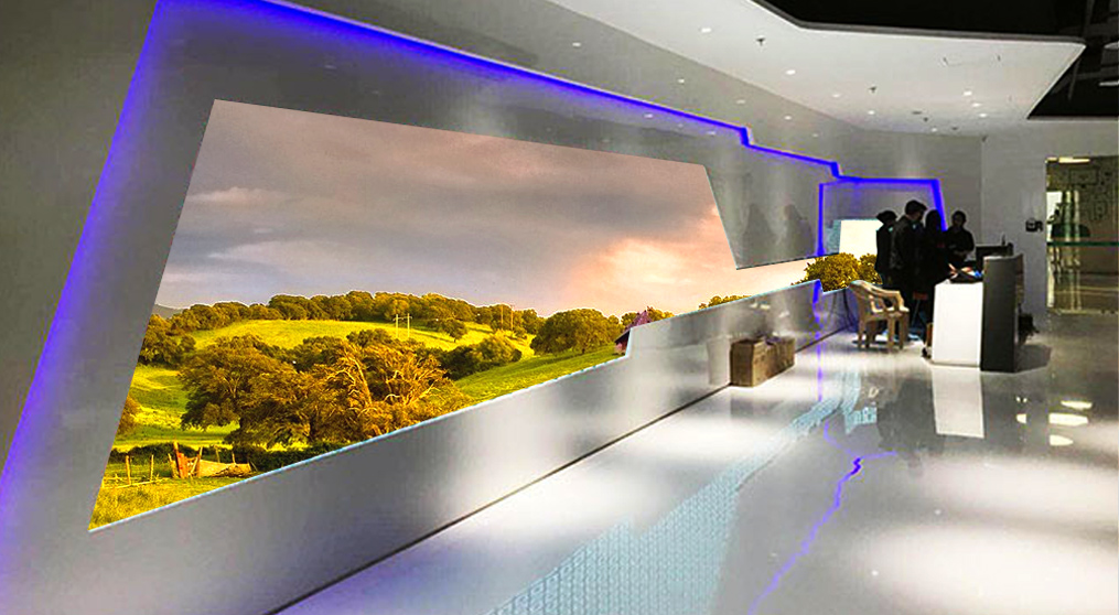 72779太阳集团LED异形屏走进OPPO印度总部