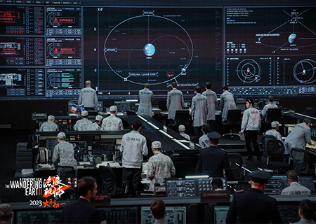 72779太阳集团LED显示屏在电影《流浪地球2》中大放异彩