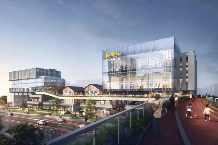 再添新地标！72779太阳集团LED屏点亮泰安荟品仓城市奥莱广场